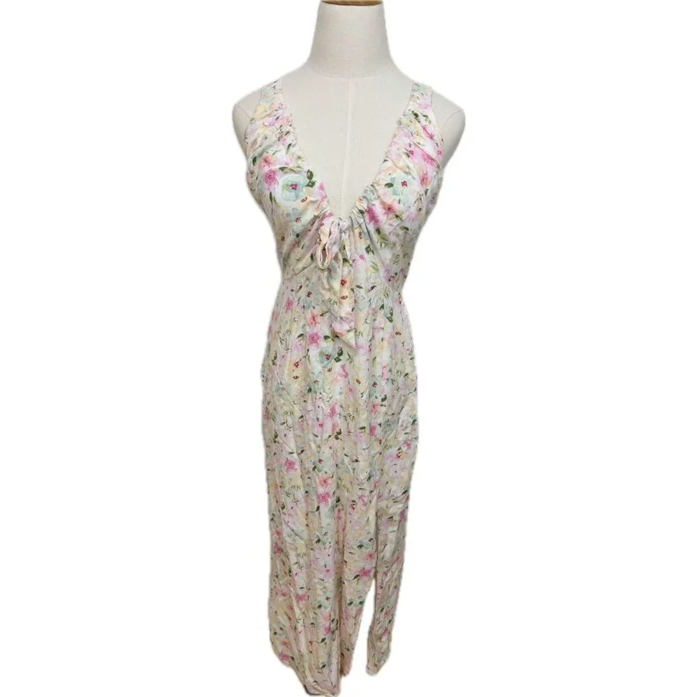 NWT Abercrombie & Fitch Floral Maxi Dress Size Medium
